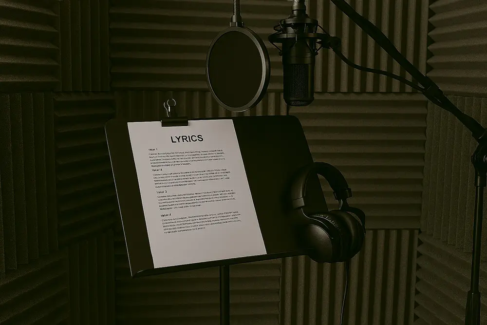 How to Format Your Lyric Sheet for the Studio